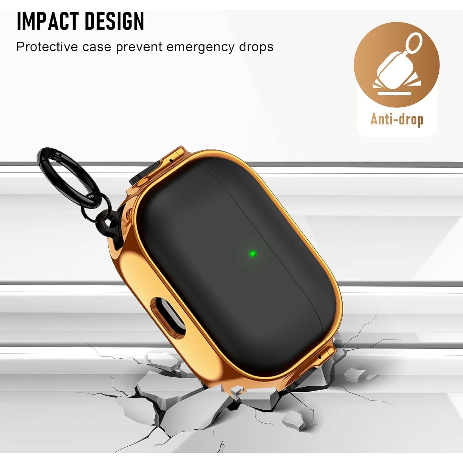 Funda de Silicona Maxjoy para AirPods Pro 3 (2025) con Kit de Limpieza