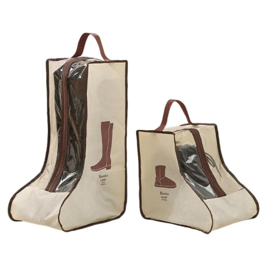 Set de 2 Bolsas de Almacenamiento para Botas Beige Rikyo