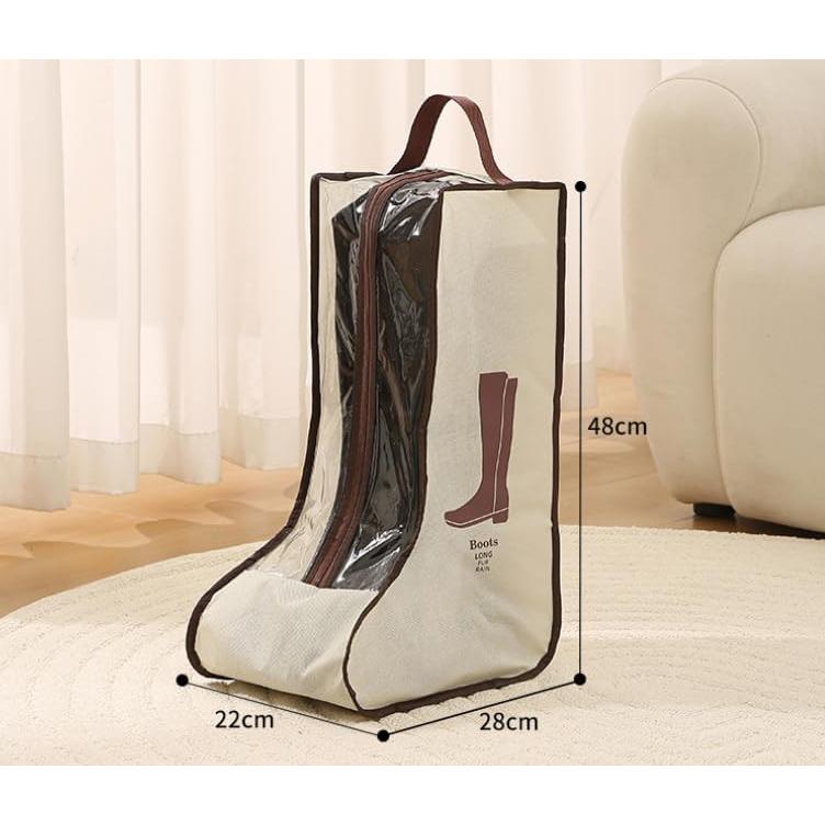 Set de 2 Bolsas de Almacenamiento para Botas Beige Rikyo