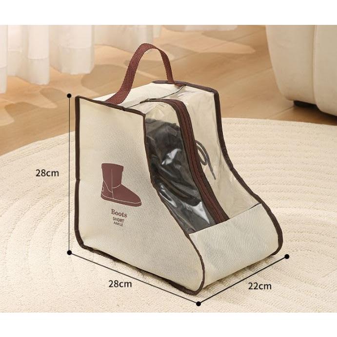 Set de 2 Bolsas de Almacenamiento para Botas Beige Rikyo