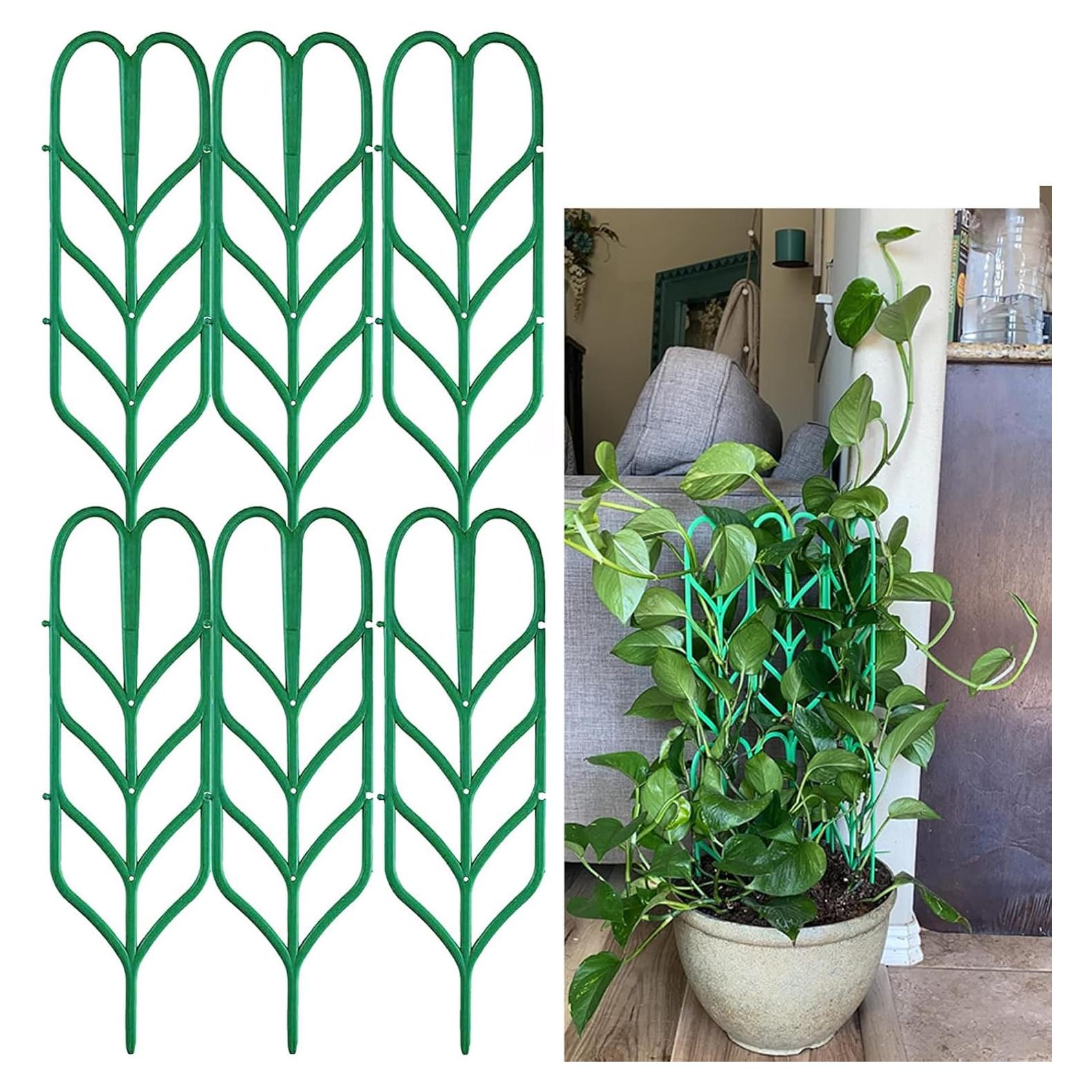 Trellis de Jardín Jashem 6 PCS Soporte para Plantas Trepadoras