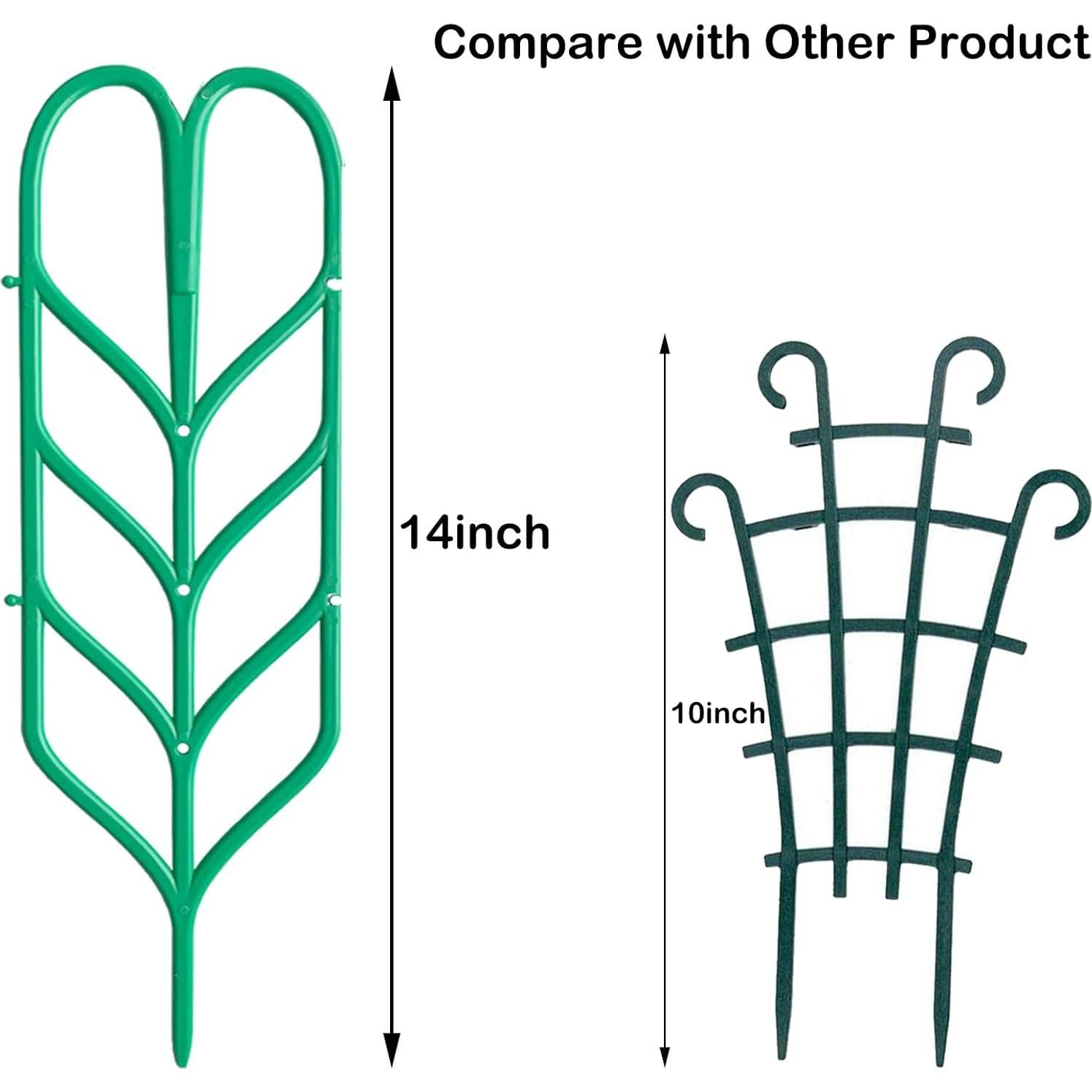 Trellis de Jardín Jashem 6 PCS Soporte para Plantas Trepadoras