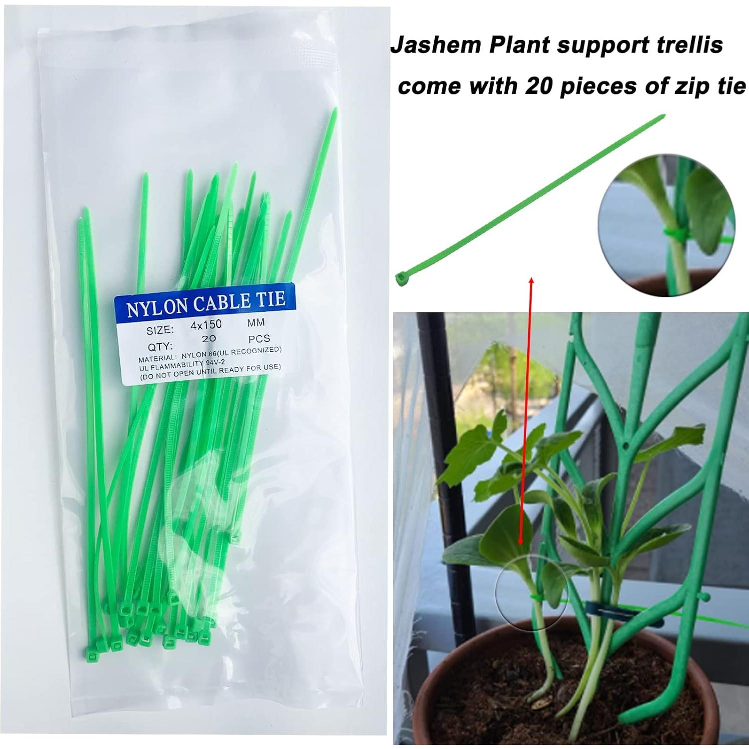 Trellis de Jardín Jashem 6 PCS Soporte para Plantas Trepadoras