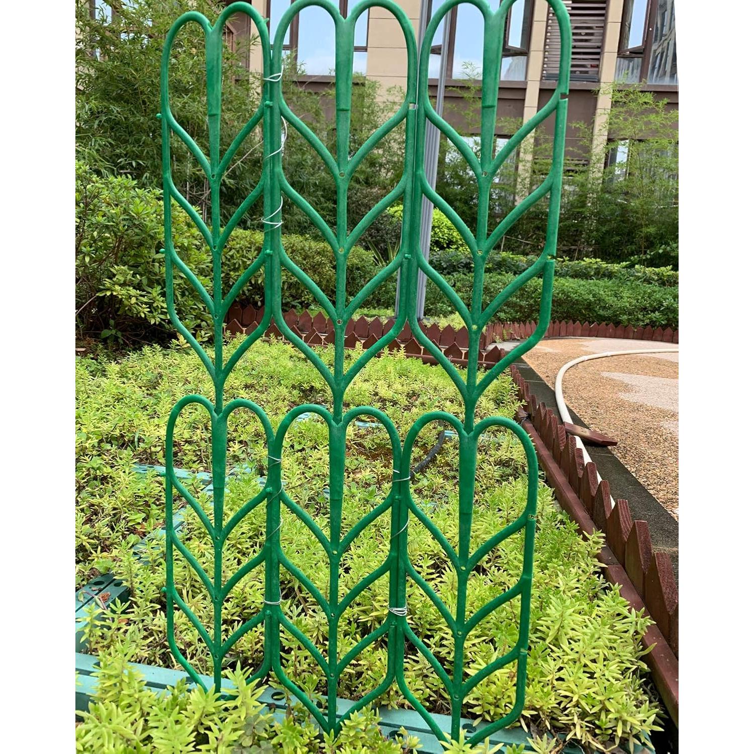 Trellis de Jardín Jashem 6 PCS Soporte para Plantas Trepadoras