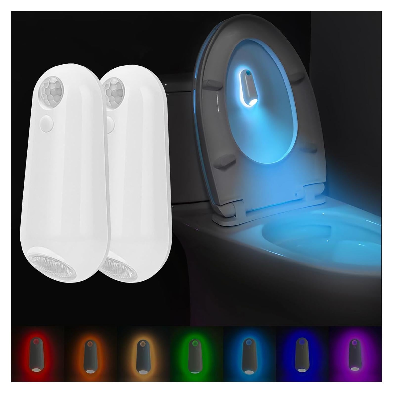 Luz Nocturna LED para Inodoro SENCU con Sensor de Movimiento