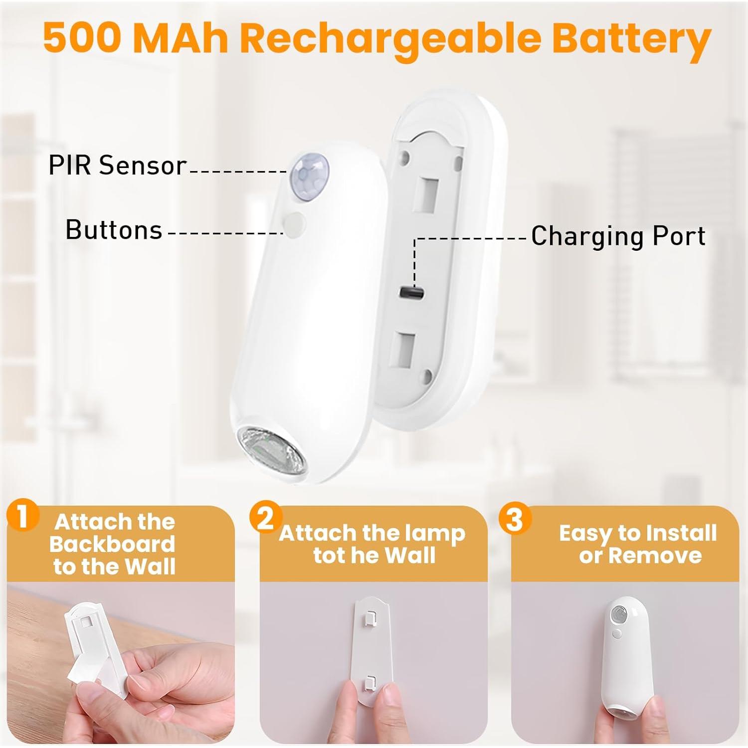 Luz Nocturna LED para Inodoro SENCU con Sensor de Movimiento