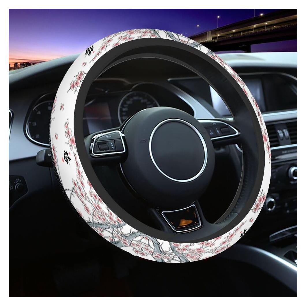 Cubierta de Volante Antideslizante NOMEDOGYIM SWC1001 Floral