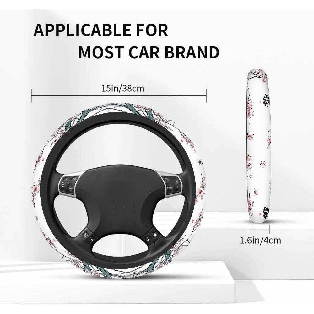 Cubierta de Volante Antideslizante NOMEDOGYIM SWC1001 Floral