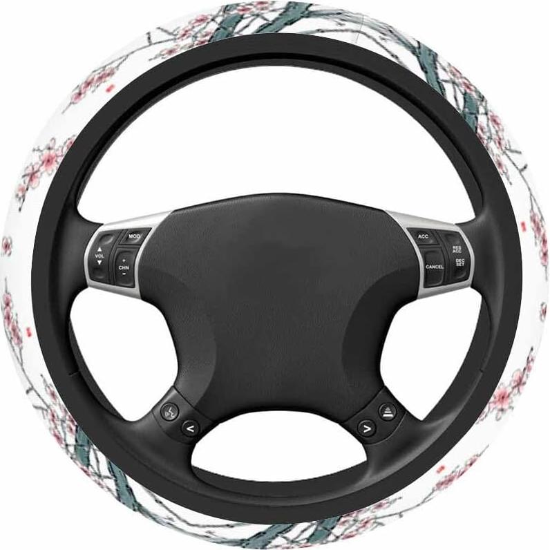 Cubierta de Volante Antideslizante NOMEDOGYIM SWC1001 Floral