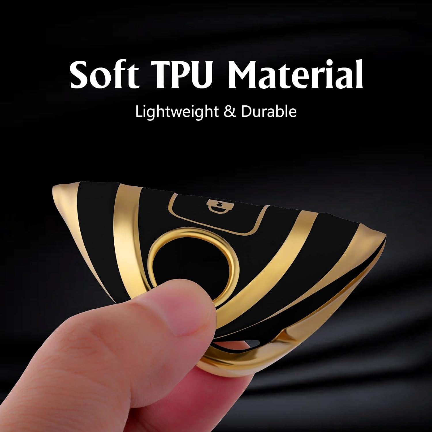 Funda de Llave de Coche WORCAS para Nissan 3 Botones TPU Negro