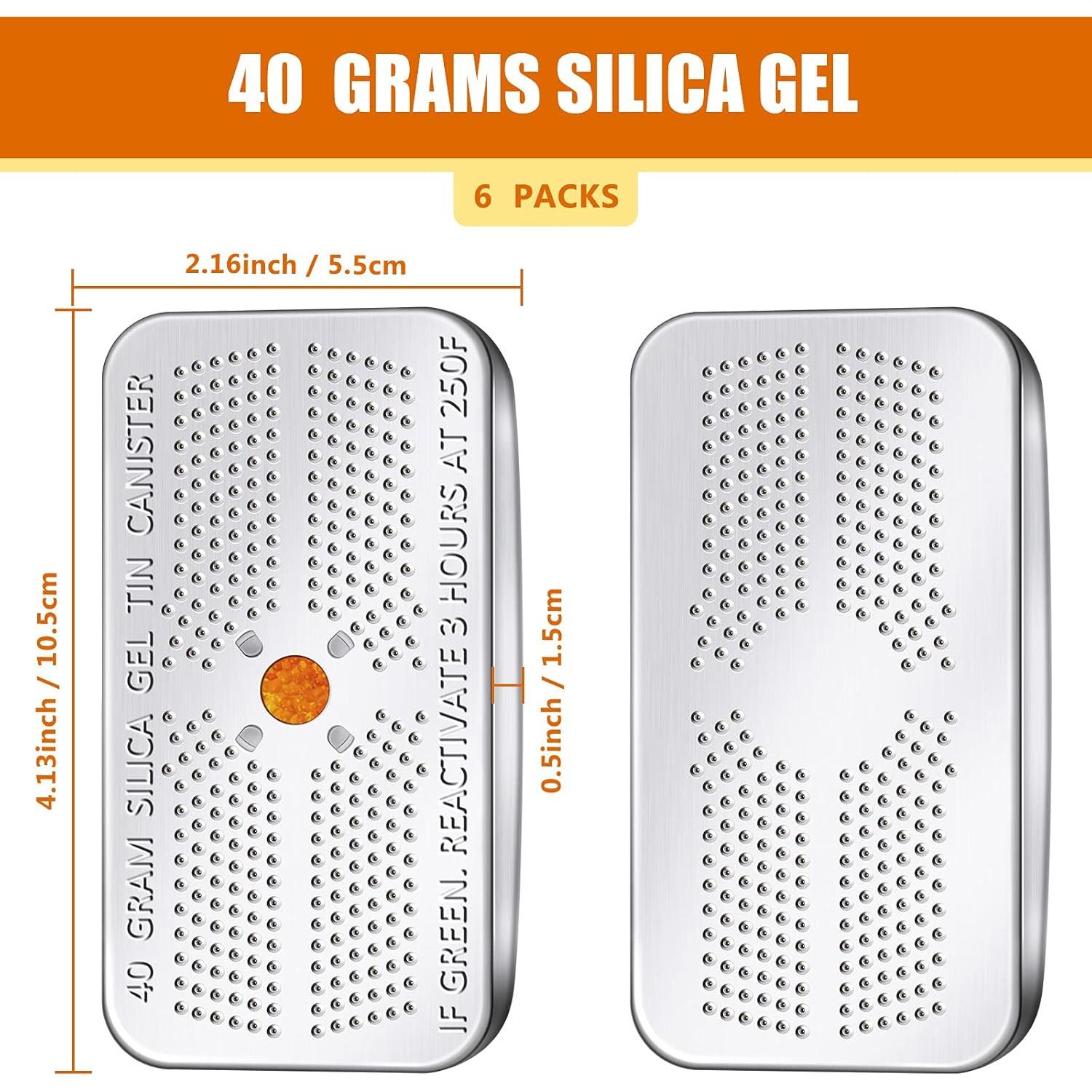 Paquete de 6 deshumidificadores de gel de sílice 40g Nuanchu