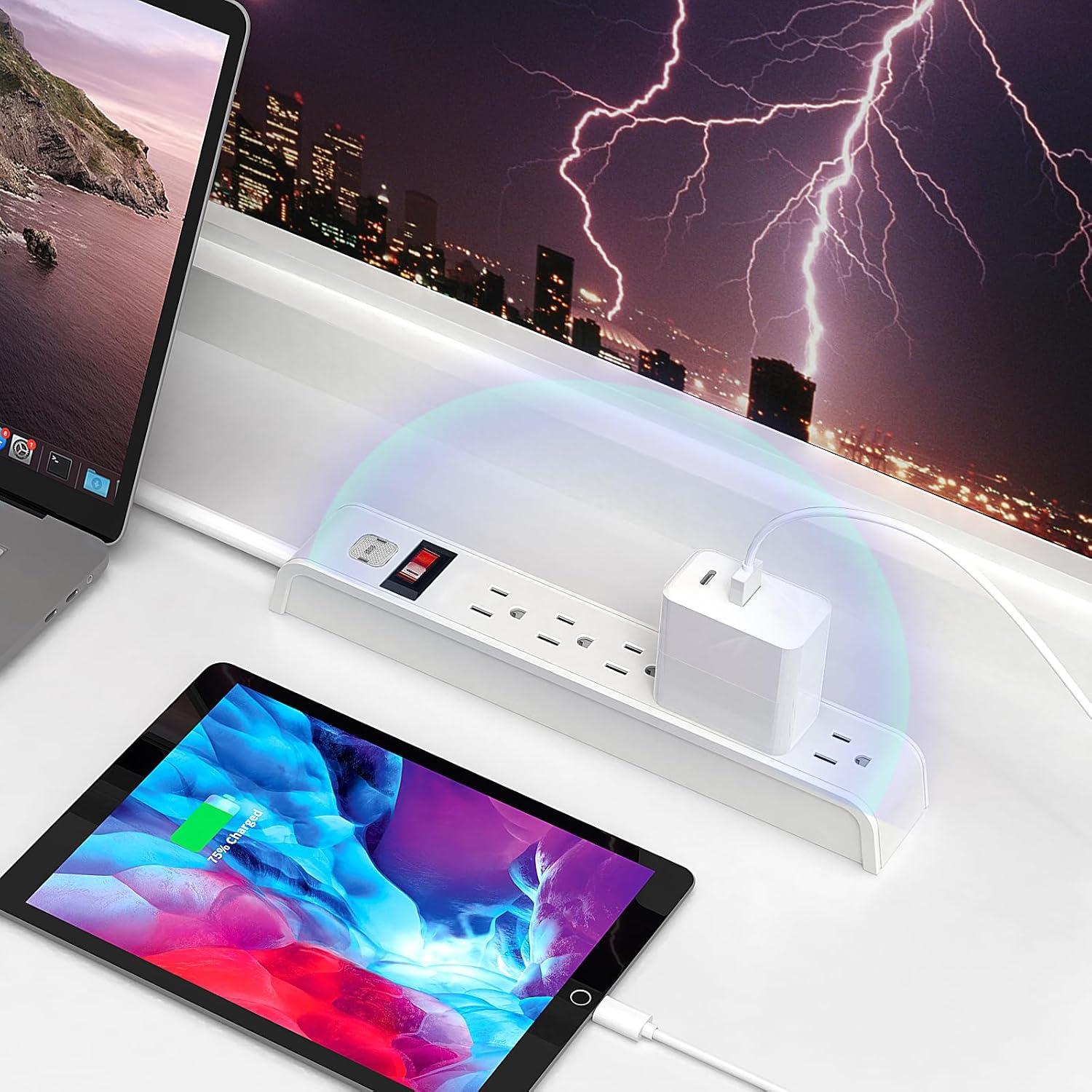 Regleta de Protección Tiffcofio 6 Salidas 600 Julios 1.22m