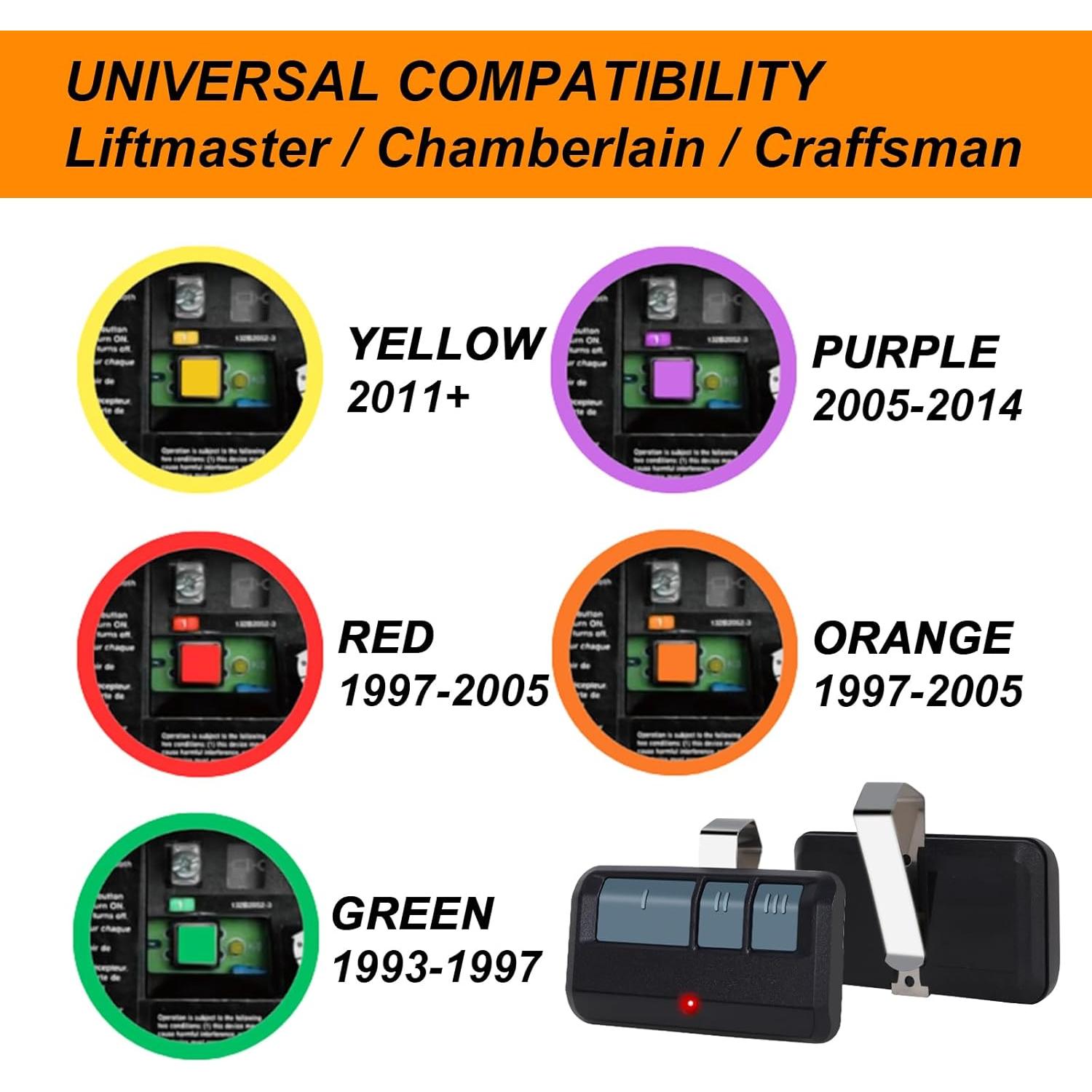 Control Remoto Universal para Puerta de Garaje LiftMaster 893Max