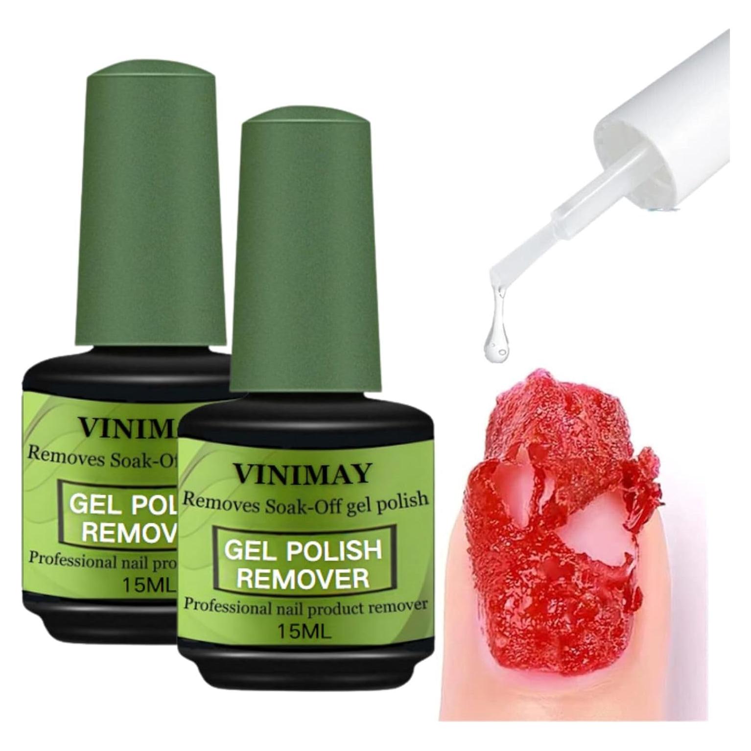 Removedor de Esmalte de Gel NovaCharm 15ml - Paquete de 2