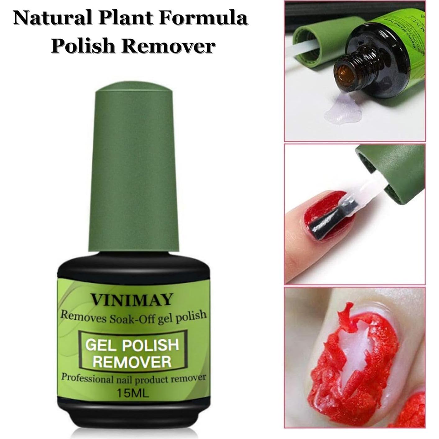 Removedor de Esmalte de Gel NovaCharm 15ml - Paquete de 2