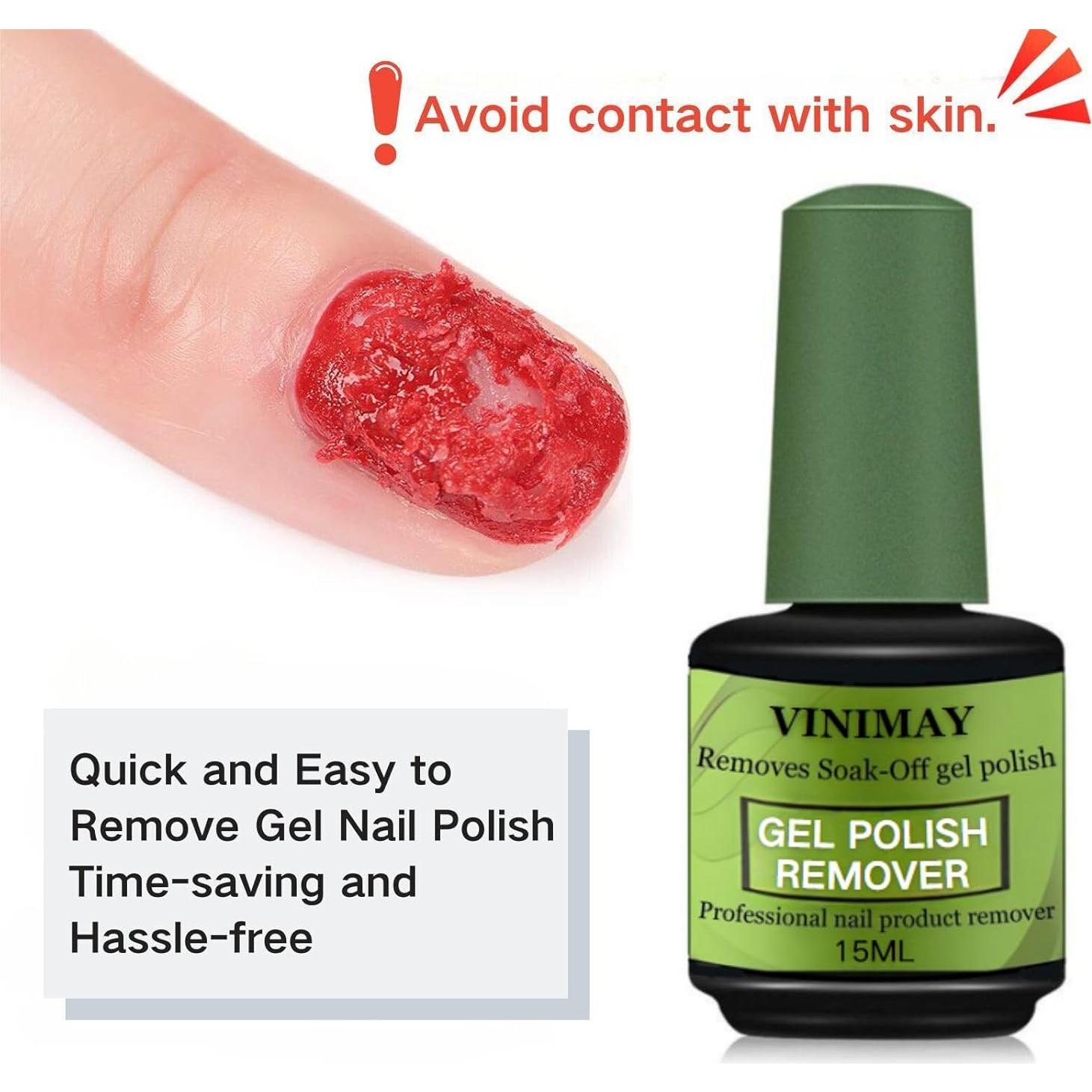 Removedor de Esmalte de Gel NovaCharm 15ml - Paquete de 2