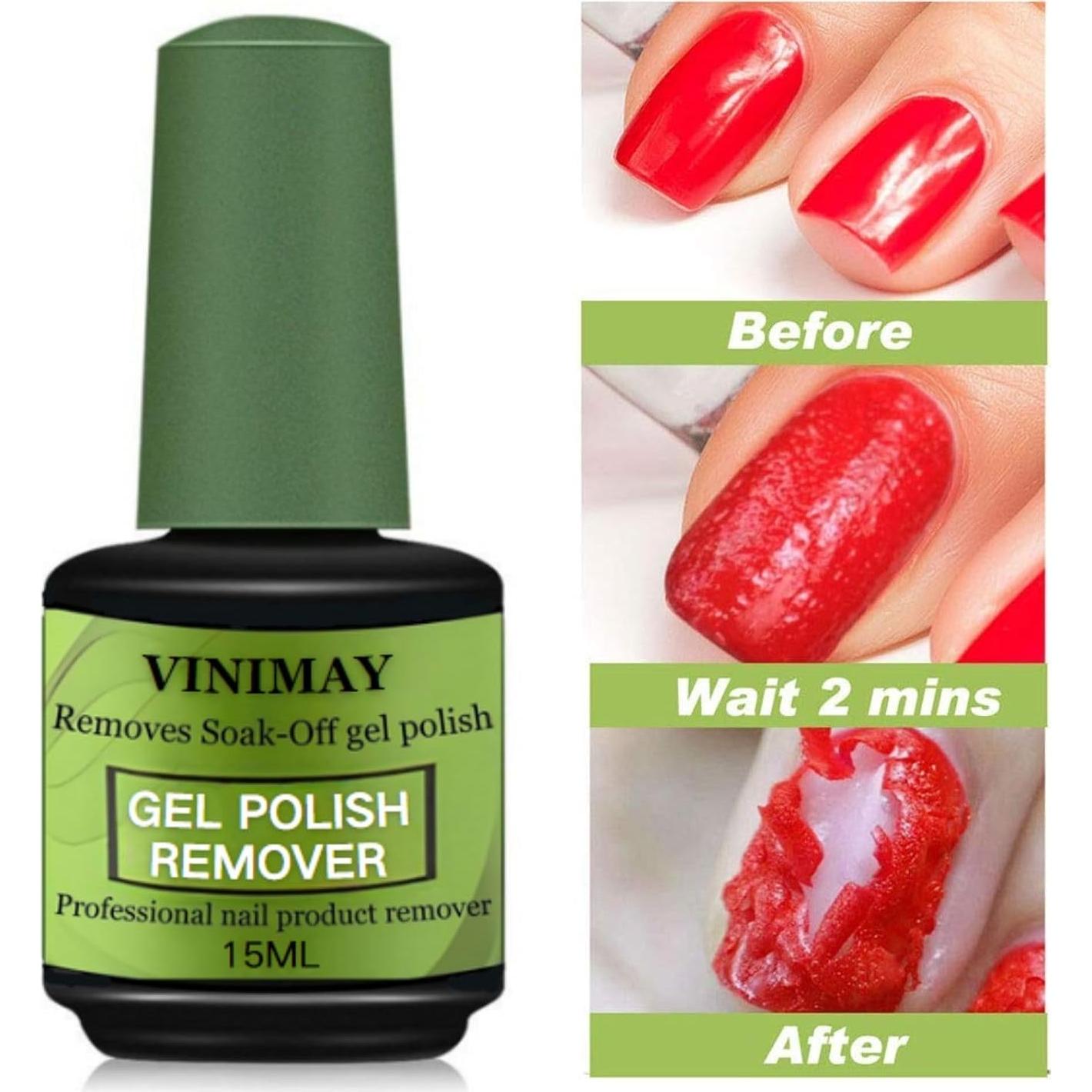 Removedor de Esmalte de Gel NovaCharm 15ml - Paquete de 2