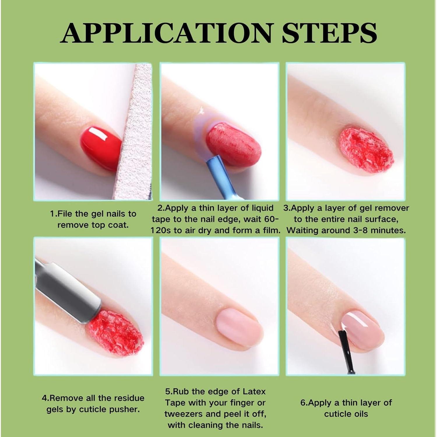 Removedor de Esmalte de Gel NovaCharm 15ml - Paquete de 2