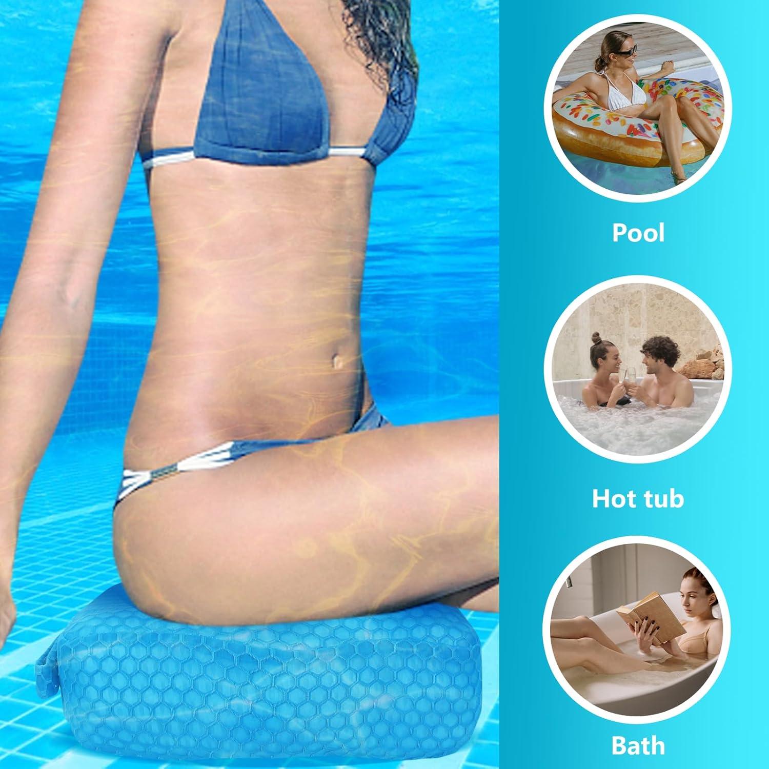 Asiento Aumentador para Jacuzzi Samplife - 12.7 cm Altura, Azul