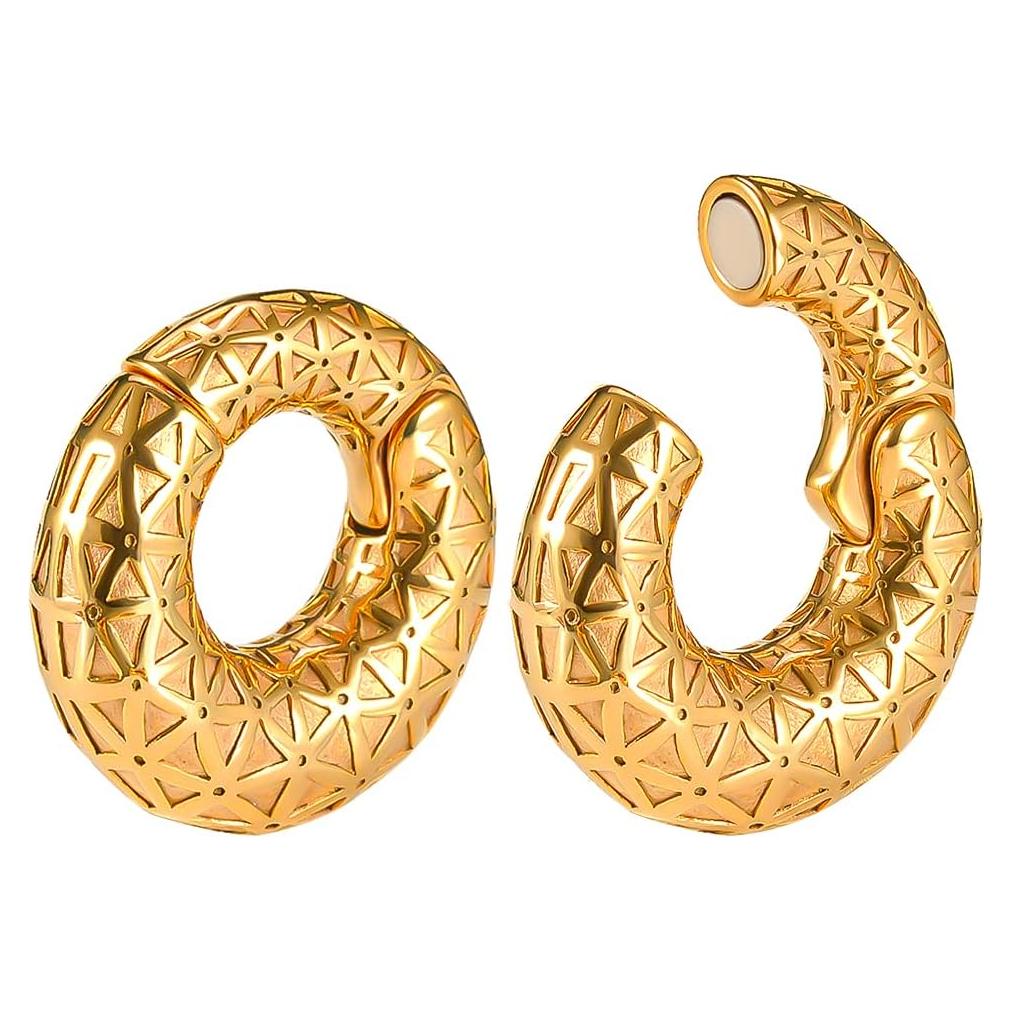 Soporte de Acero Inoxidable PUNKYOUTH 0g (8mm) para Orejas