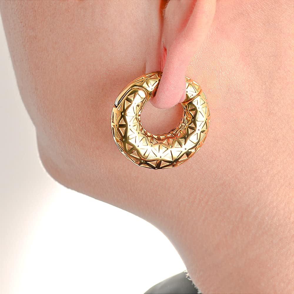 Soporte de Acero Inoxidable PUNKYOUTH 0g (8mm) para Orejas