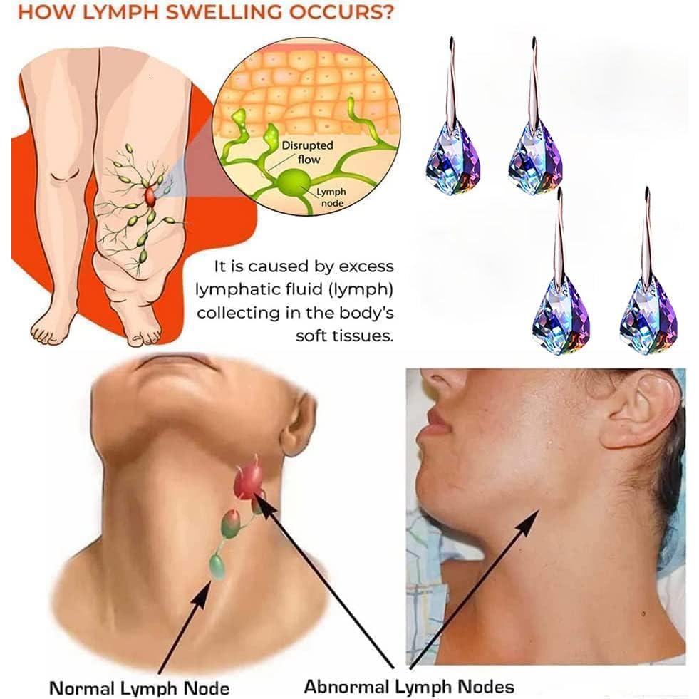 Pendientes Linfáticos de Germanio Lymphvity 2 Pcs para Mujeres
