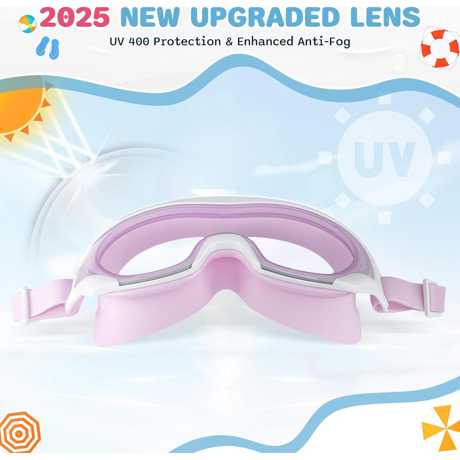 Gafas de natación para niños 10-15 años, anti-vaho y UV