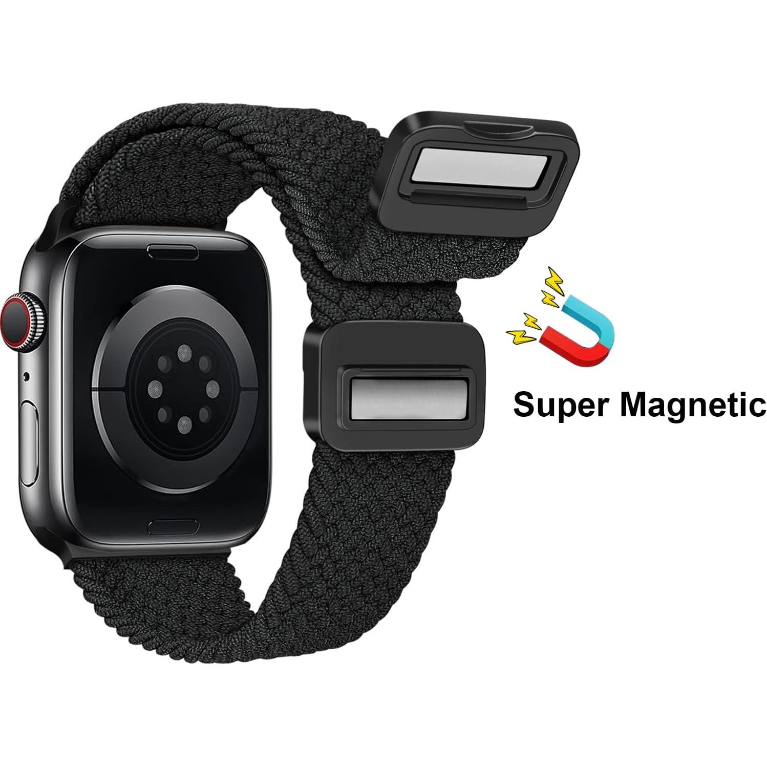 Banda Sport Nylon Ajustable MroTech para Apple Watch 38-41mm Negro