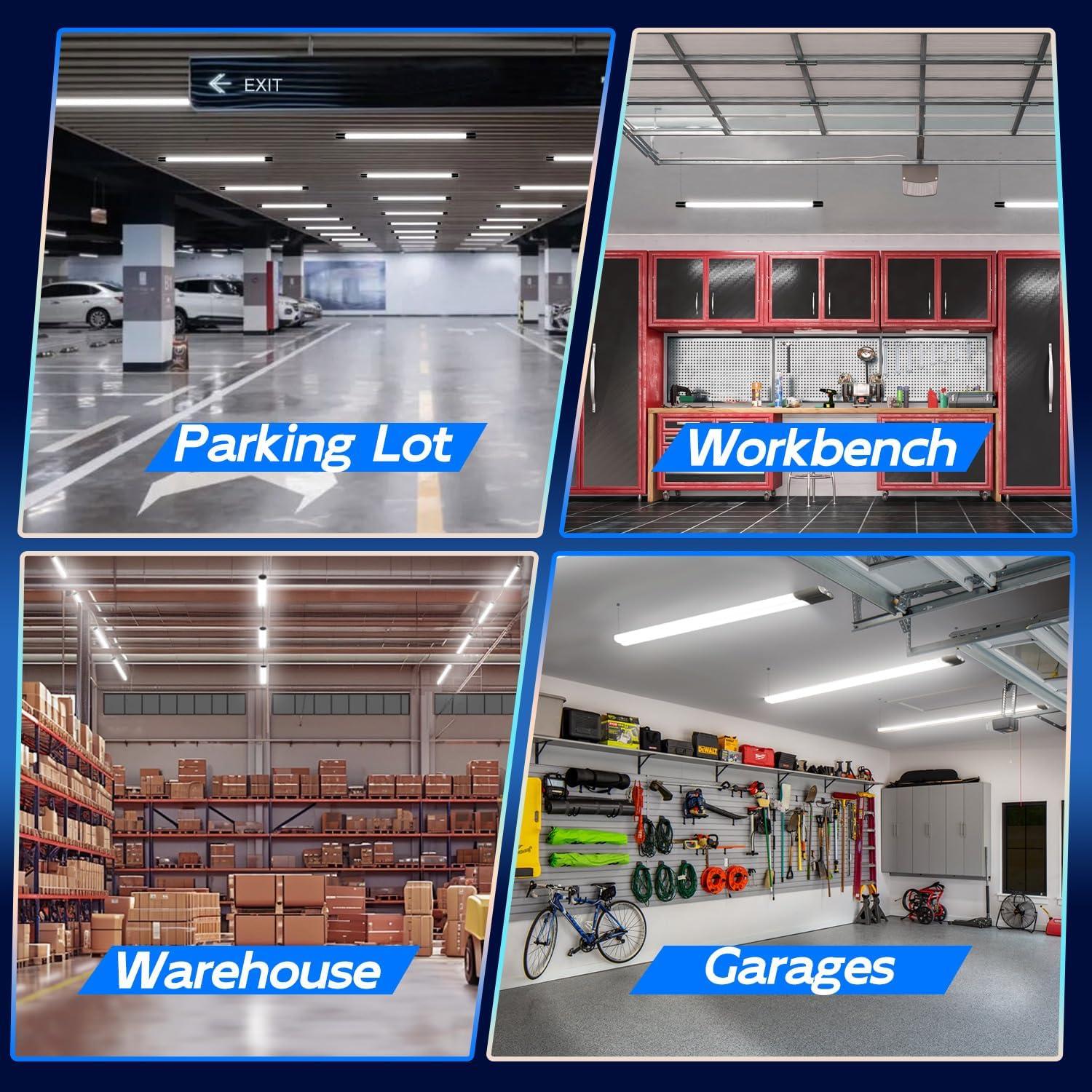 Luz LED Enlazable Hykolity 0.61m 22W 2500lm 5000K Negra