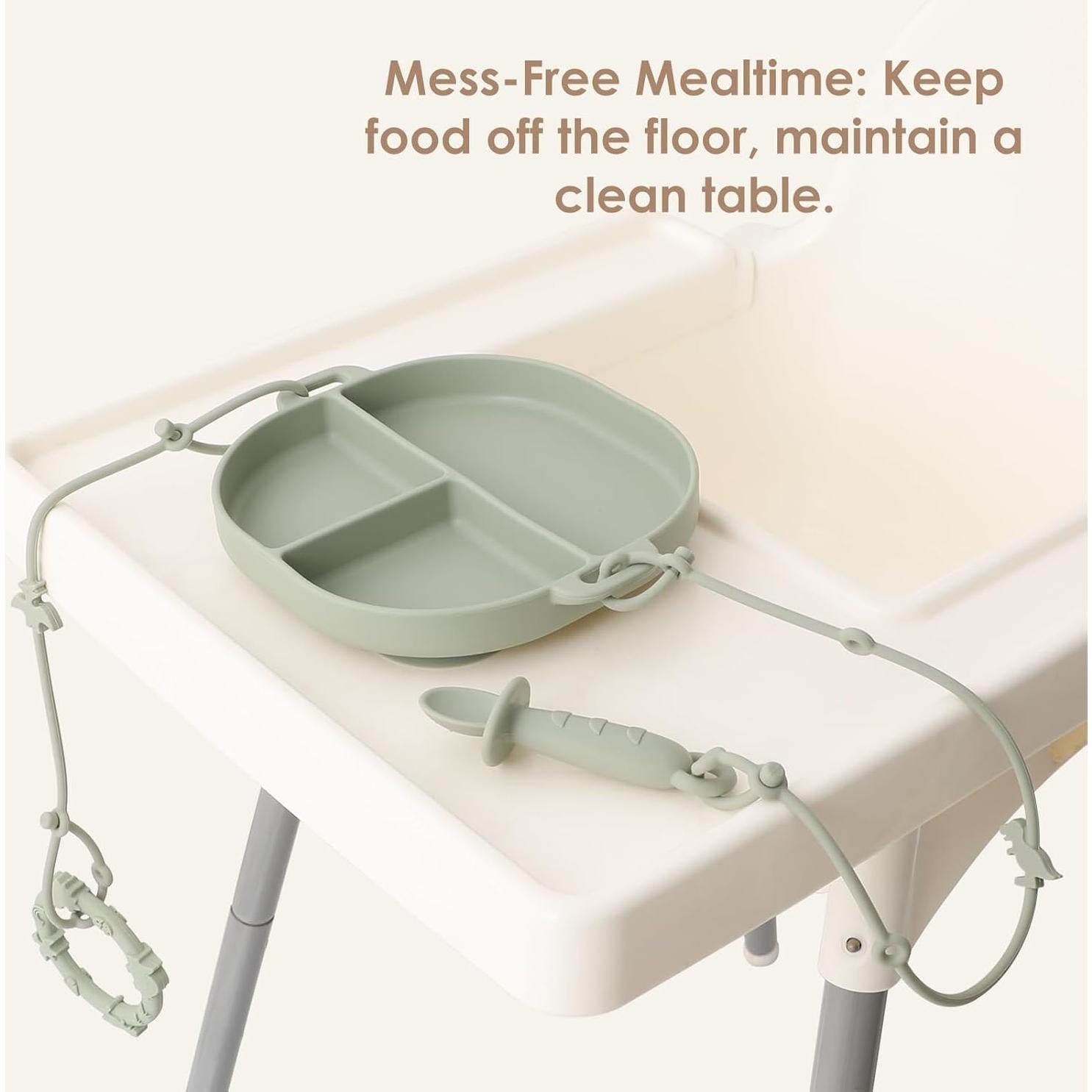 Correas de Juguete de Silicona Andy Bear para Bebés - Azul