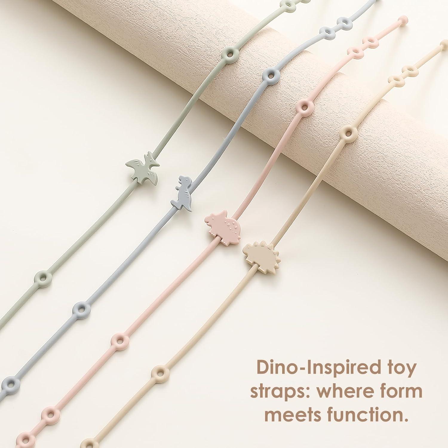 Correas de Juguete de Silicona Andy Bear para Bebés - Azul