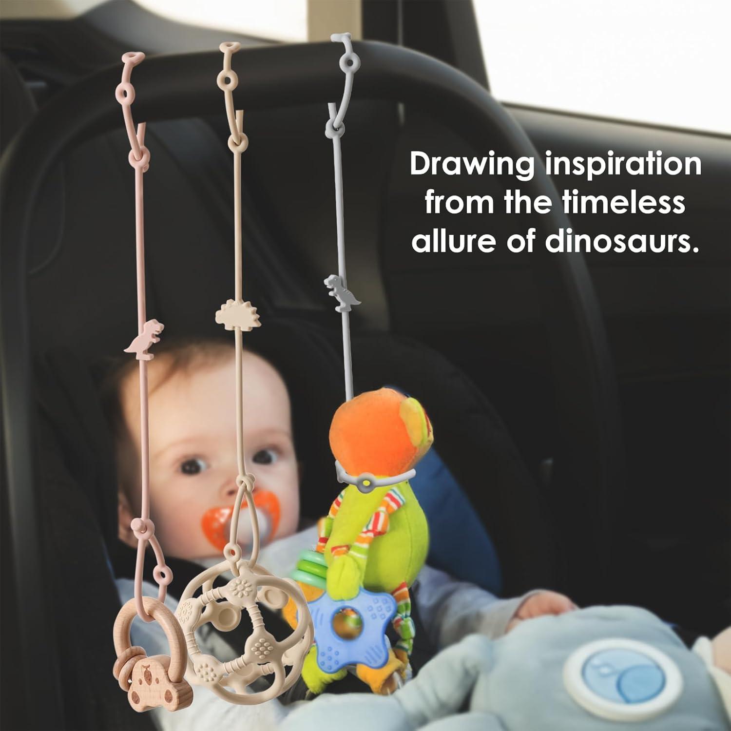 Correas de Juguete de Silicona Andy Bear para Bebés - Azul