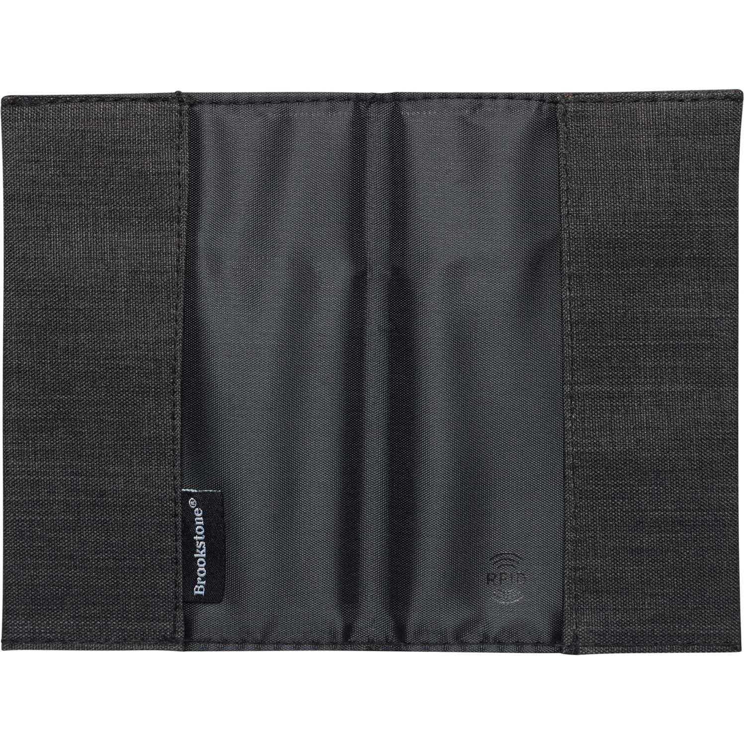 Funda de Pasaporte Antirrobo Brookstone con Bloqueo RFID Negra