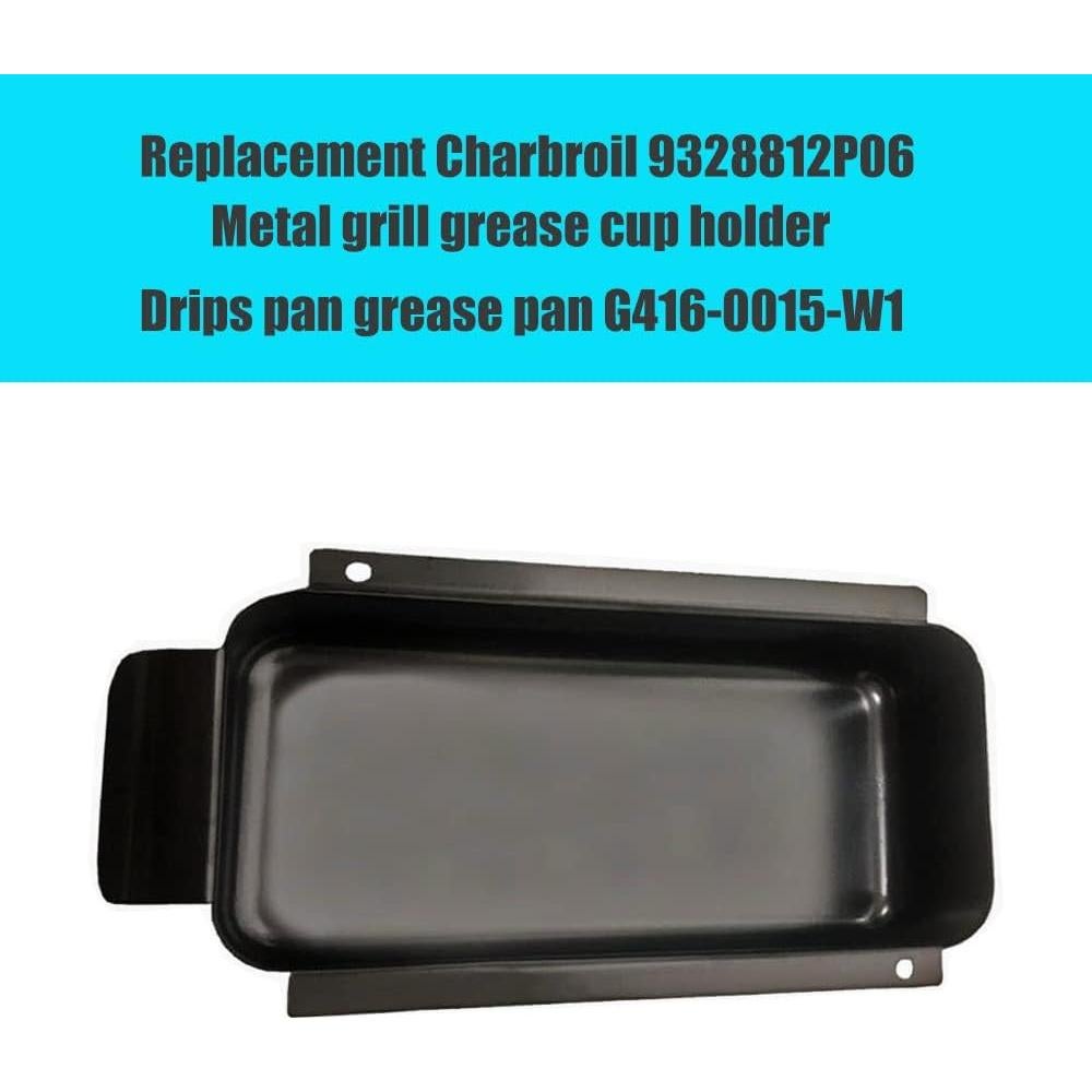 Bandeja de Grasa Charbroil DONSIQIZZ 9328812P06 Metal 8.64cm