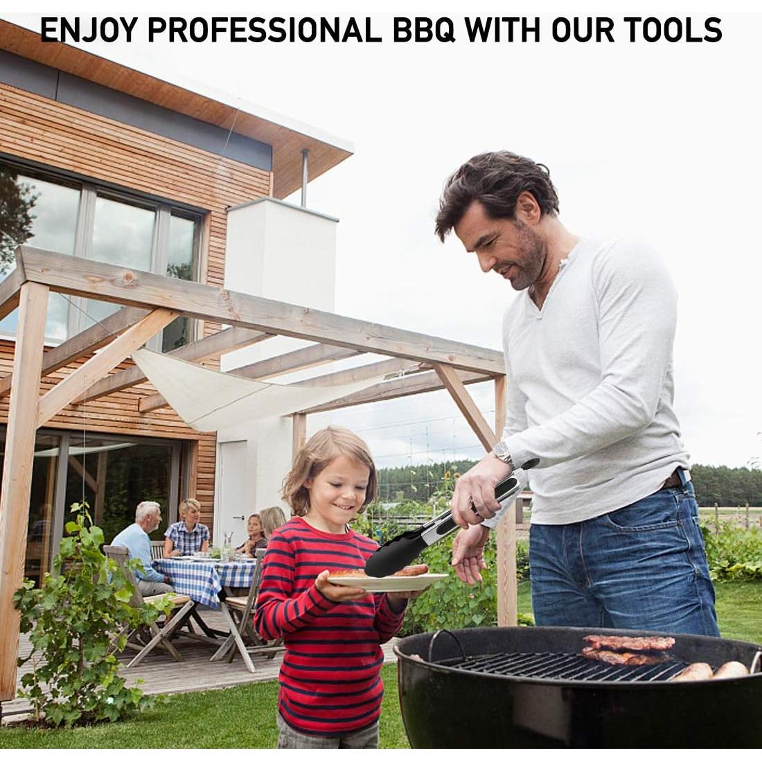 Kit de Accesorios para Parrilla Yekale 135 Piezas Acero Inoxidable