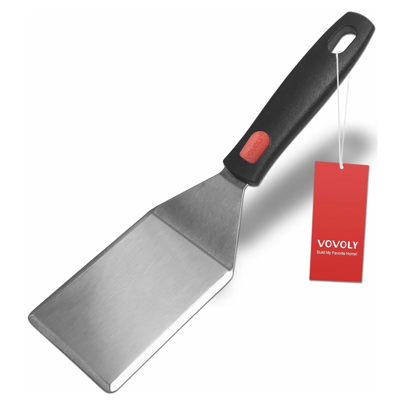 Espátula de Acero Inoxidable Vovoly 7.6x10.2 cm Resistente