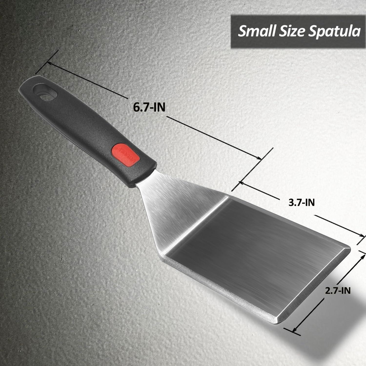 Espátula de Acero Inoxidable Vovoly 7.6x10.2 cm Resistente