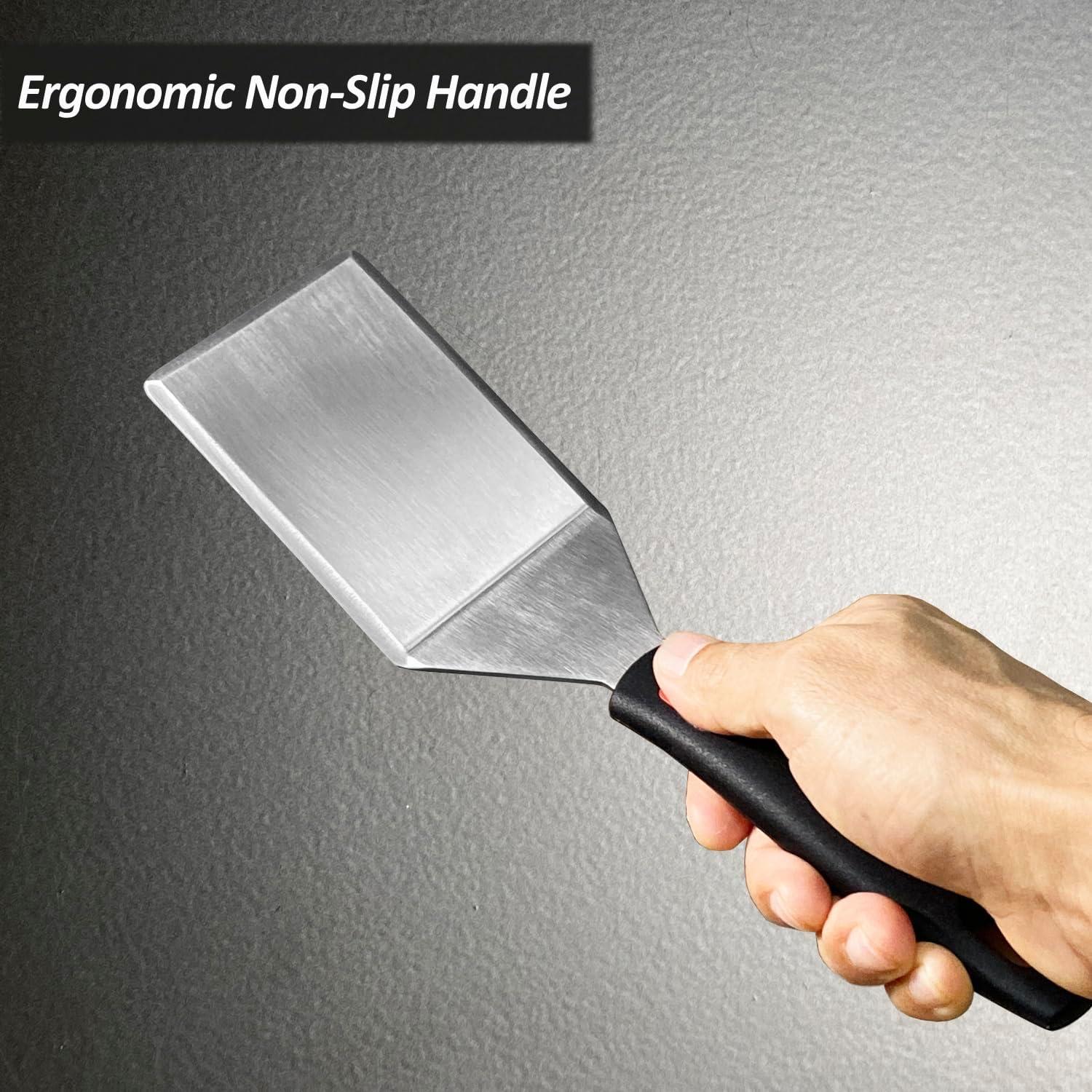 Espátula de Acero Inoxidable Vovoly 7.6x10.2 cm Resistente