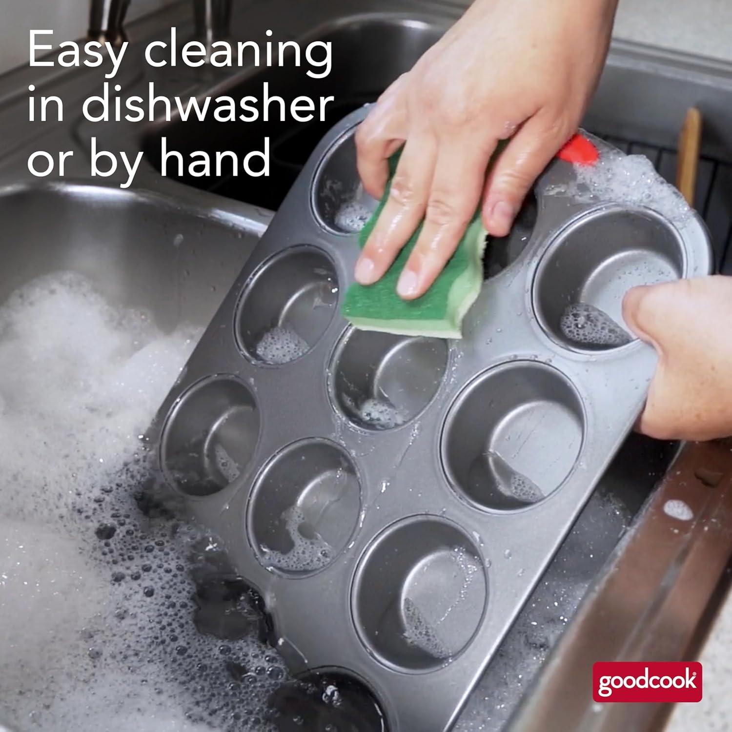 Molde para Muffins GoodCook MegaGrip 12 Tazas Antiadherente