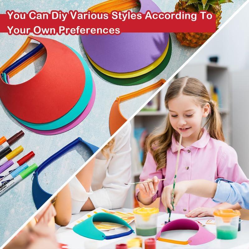 Viseras de Espuma Outus para Niños - 23 Piezas Coloridas