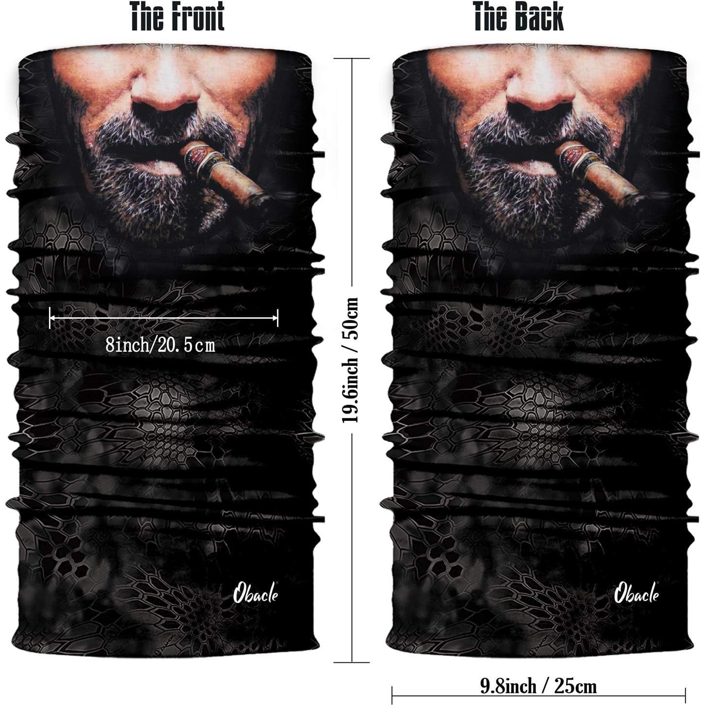 Máscara Facial Obacle Calavera 3D para Motocicleta - Protección Solar y Viento