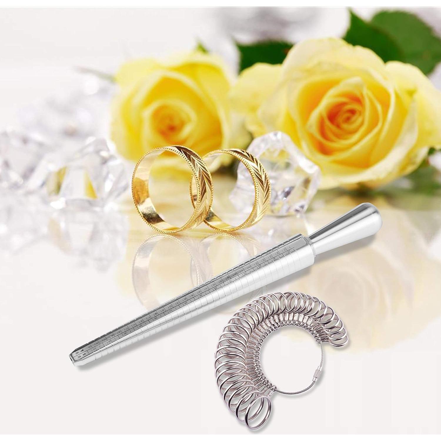 Mandril Medición Talla Anillo OKREVIEW 27 Pcs Metálico