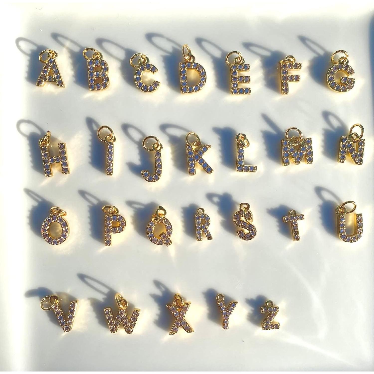 Pulsera de Tobillo Inicial de Mariposa Viromy Baño de Oro 14K