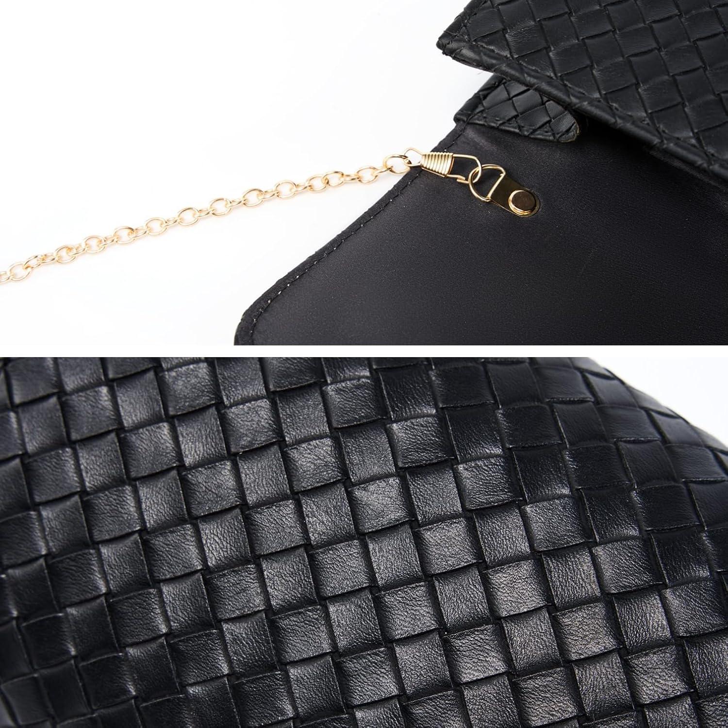 Bolso de Mano Tejido PU Gurina para Mujeres - Elegante y Versátil