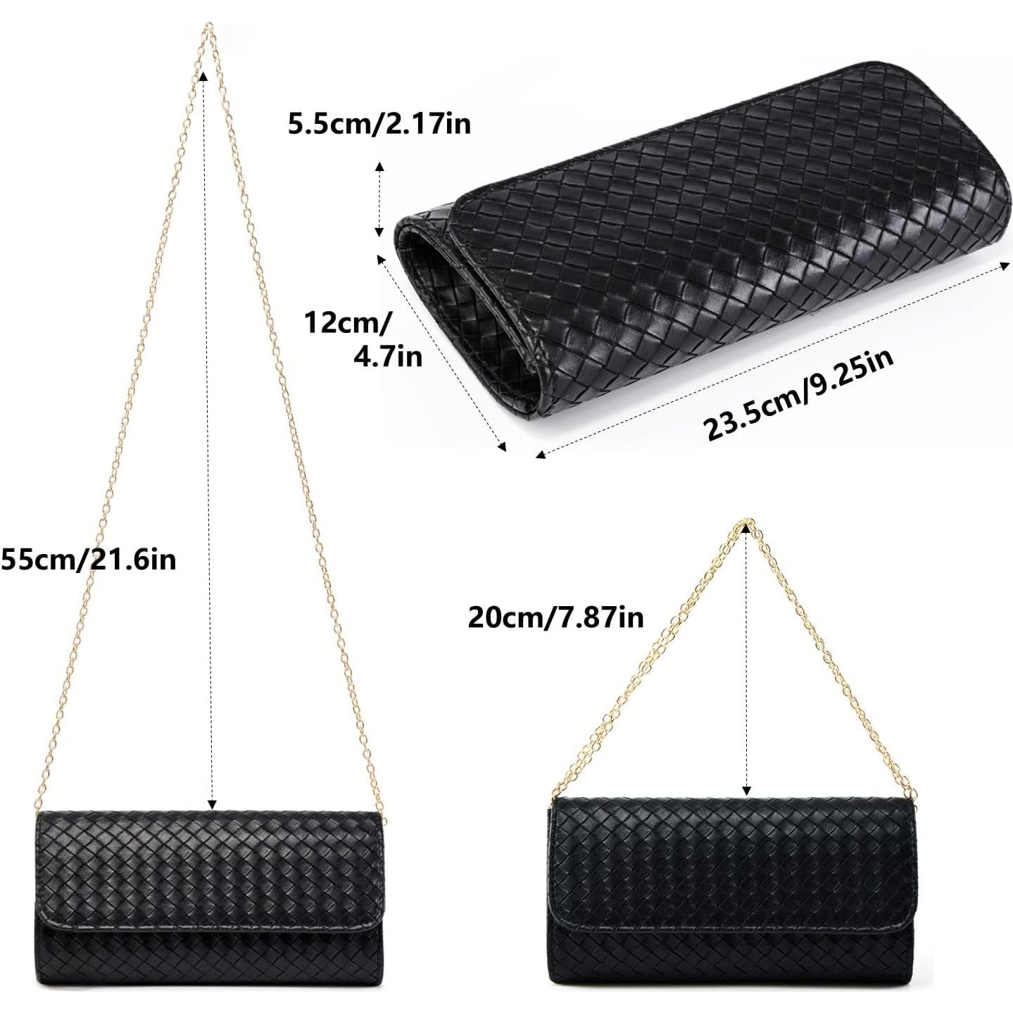 Bolso de Mano Tejido PU Gurina para Mujeres - Elegante y Versátil