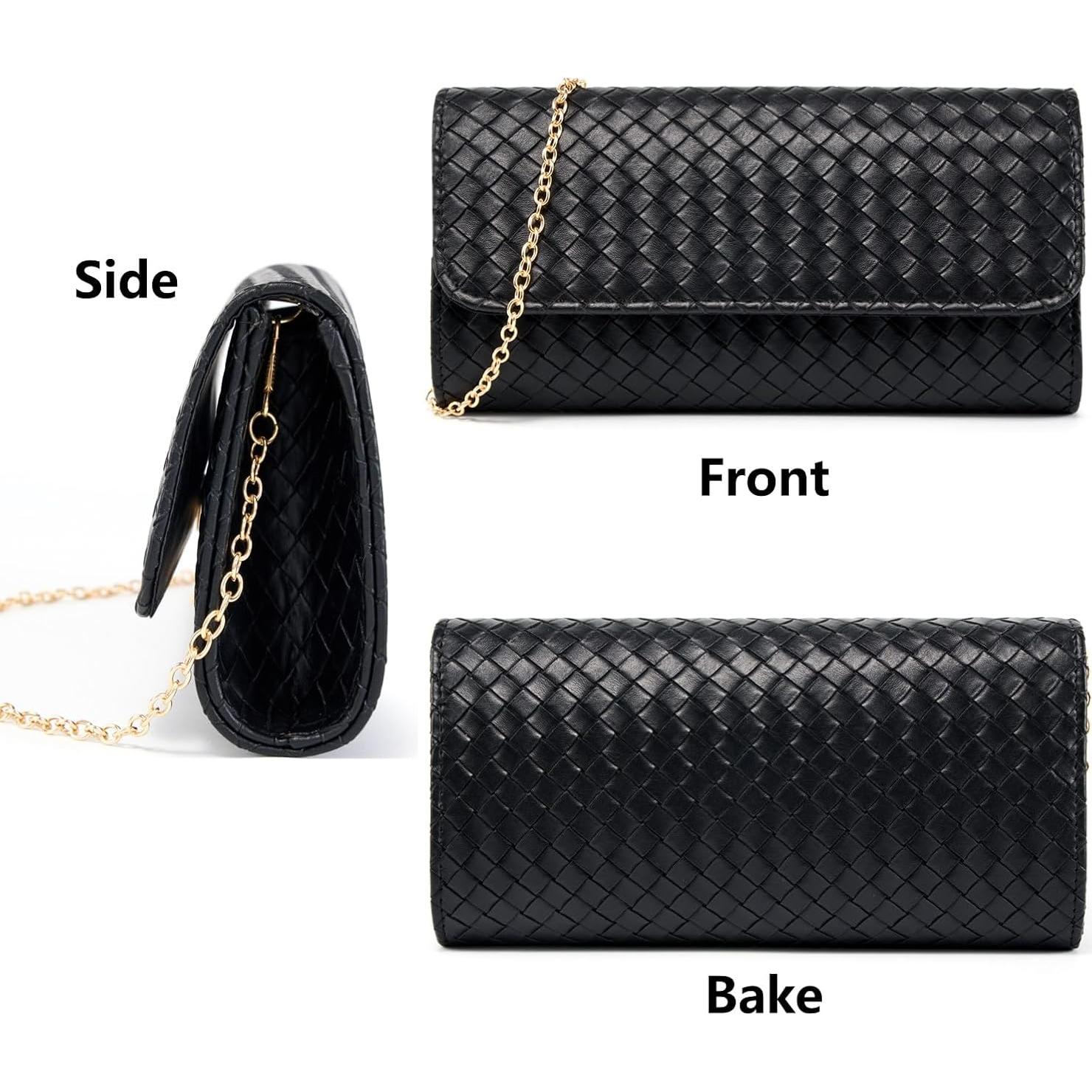 Bolso de Mano Tejido PU Gurina para Mujeres - Elegante y Versátil