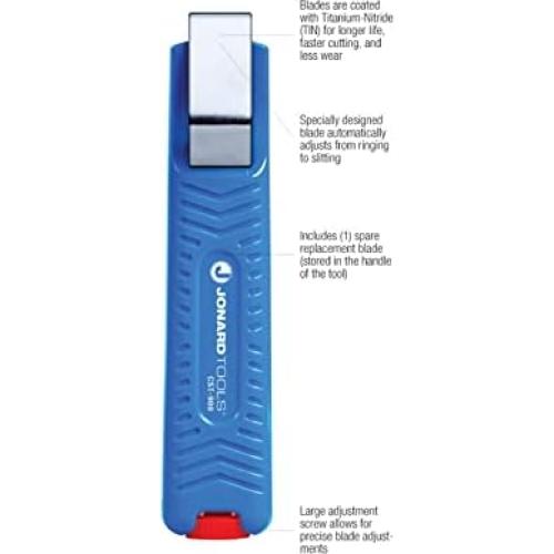 Desforrador de Cable Redondo Jonard CST-900 8-28 mm