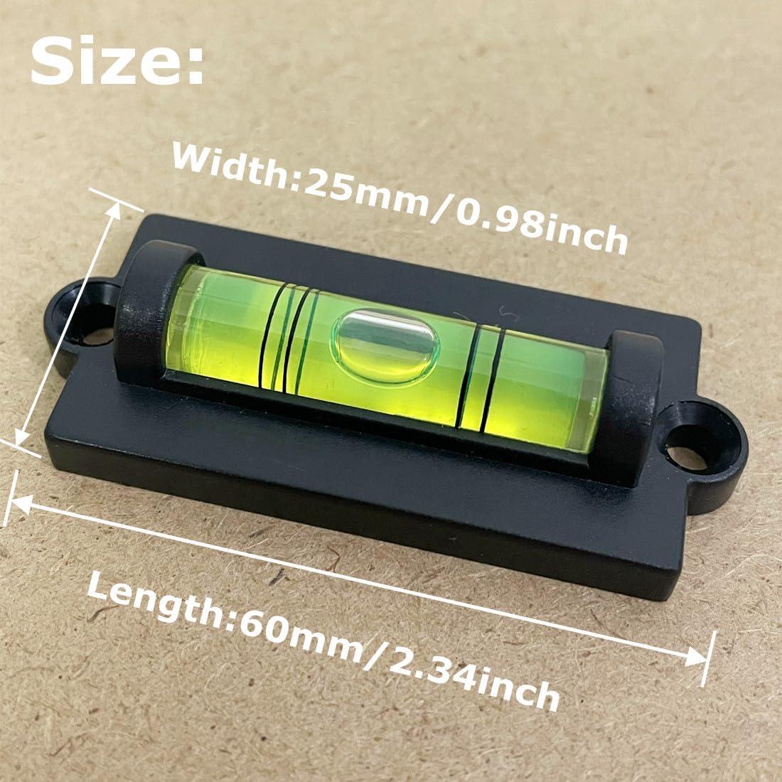 5 Niveles de Burbuja Estándar LAIESYA para Caravana y TV