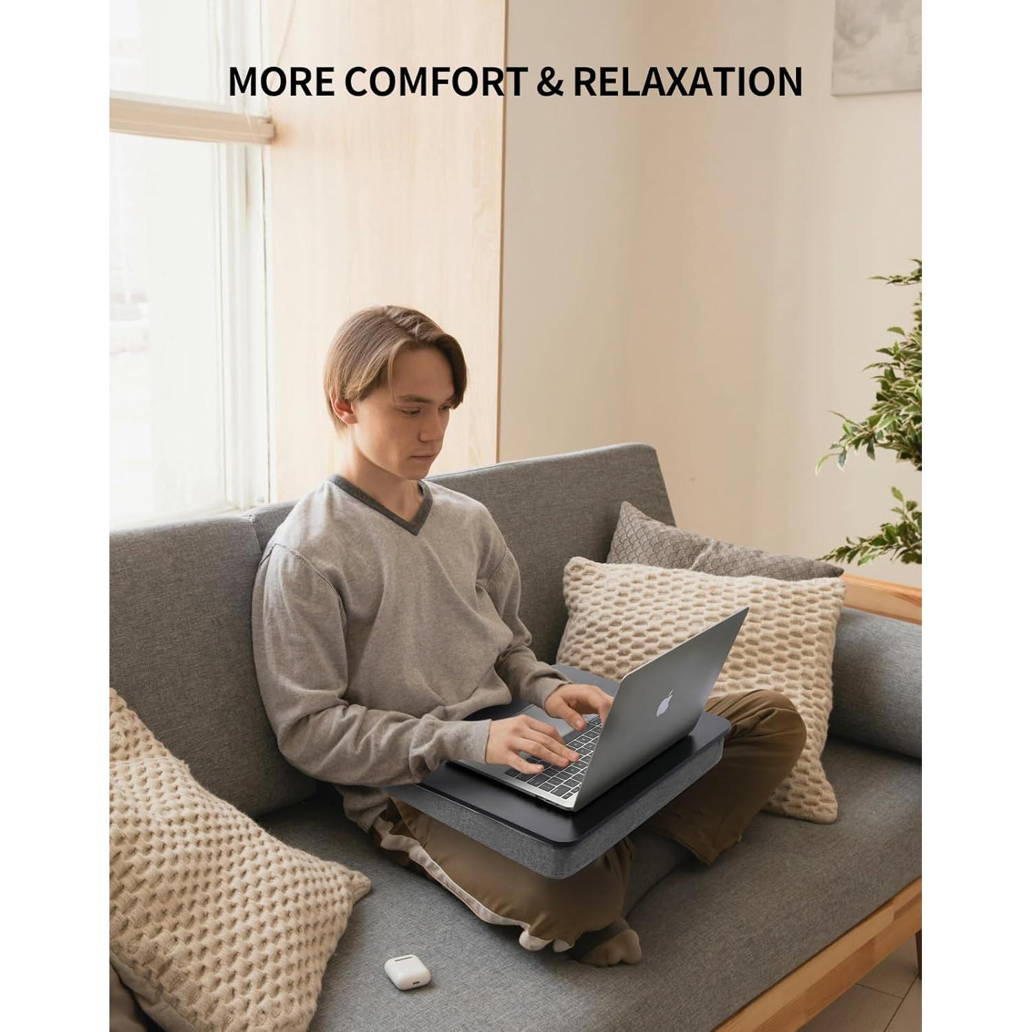 Escritorio de Regazo ZEAPTAC Negro para Laptop hasta 39.6 cm