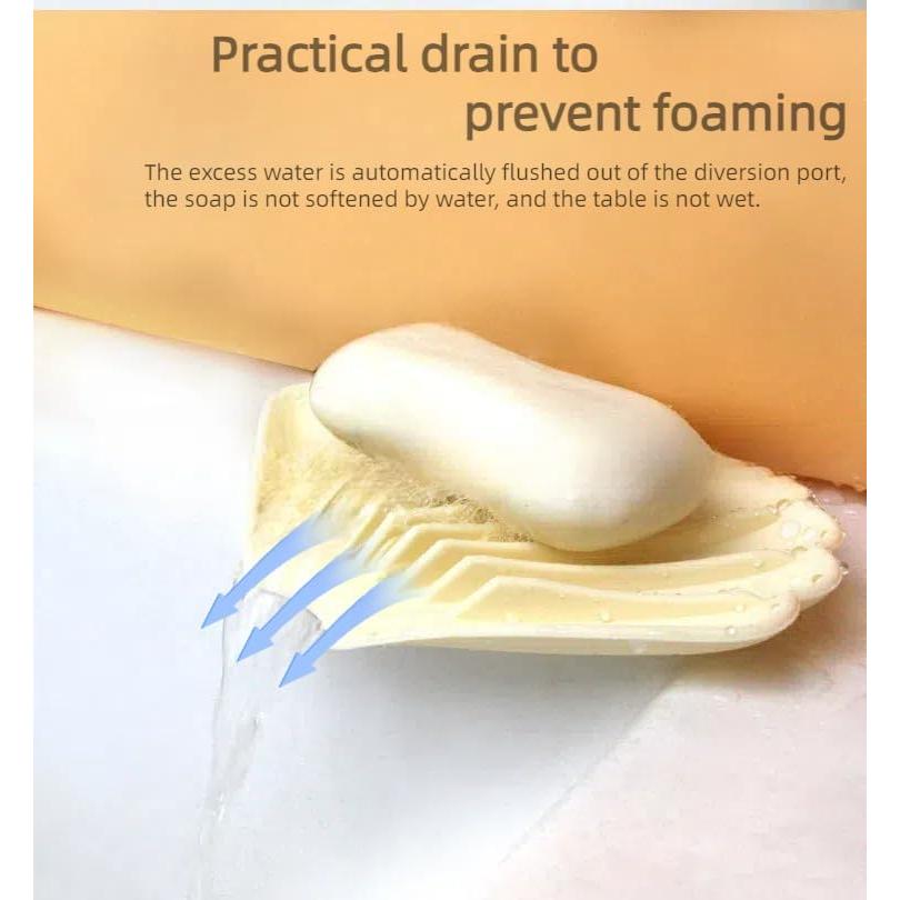 Alfombrilla de Jabón Antideslizante YGB - Silicona Azul Crema